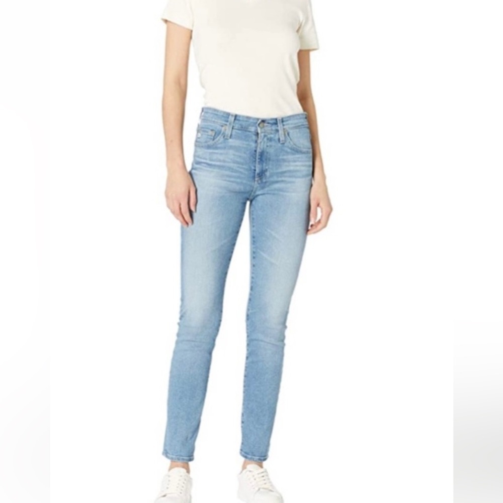Ag Adriano Goldschmied Anthropologie High Rise Stevie Ankle jeans size 29R